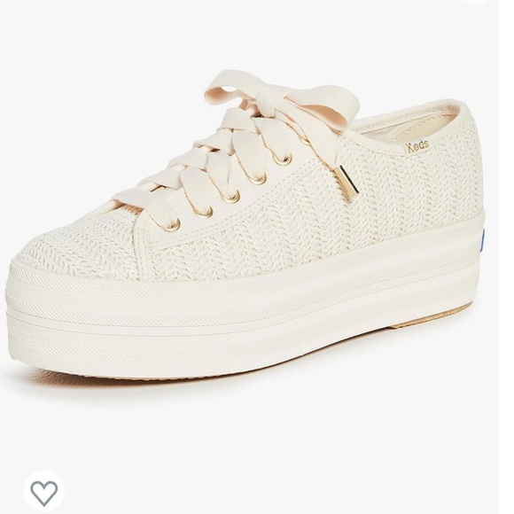 Keds x Kate Spade woven platform shoes sz 10 - Picture 1 of 9